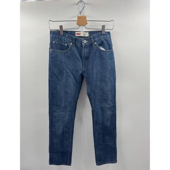 Levi Strauss Blue 511 Slim Blue Denim 5Pocket Levi's Label‎ Jeans Size 16 - Picture 1 of 8